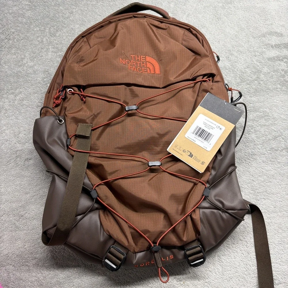 THE NORTH FACE Borealis Laptop Backpack Ember Soil 28L NWT $115 Hiking Outdoor